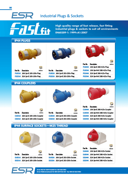 Industrial Plugs & Sockets